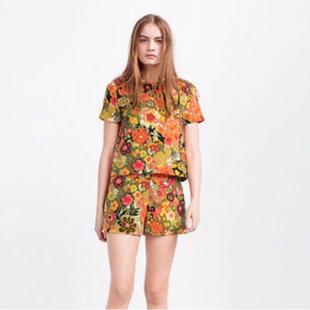 Zara Trafaluc 70s Groovy Romper - Picture 3 of 9